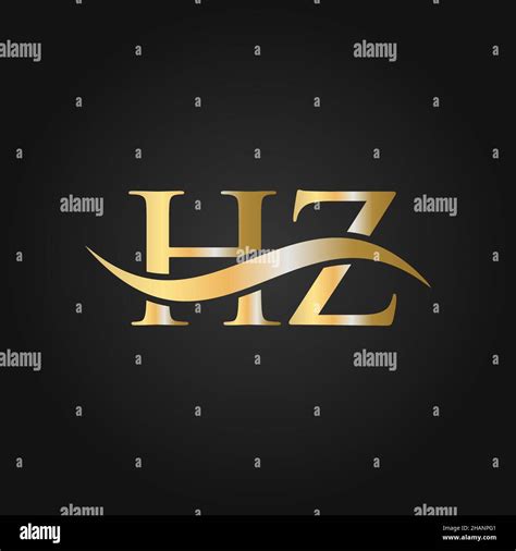 Letter Hz Logo Design Template Hz H Z Letter Logo Modern Flat