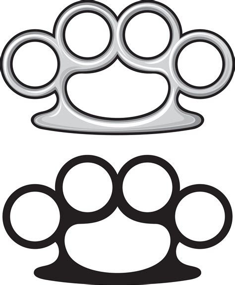 Brass Knuckles Or Weapon 3190286 Vector Art At Vecteezy
