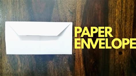 How To Make A Diy Paper Envelope Without Glue And Scissors Easy 👍