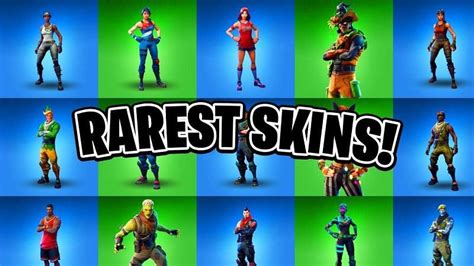 Fortnite Top 5 Rarest Fortnite Skins In Chapter 2