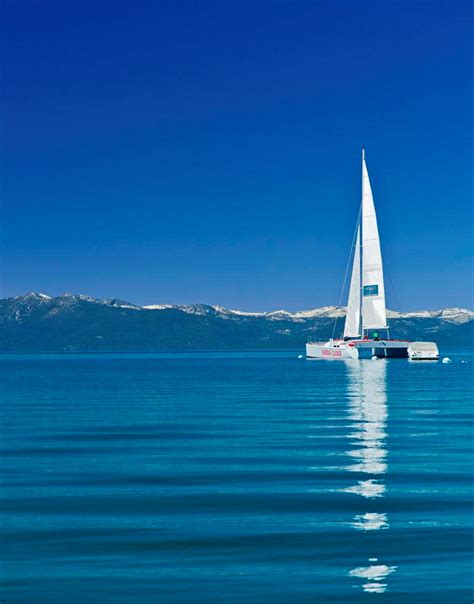 Sierra Cloud Catamaran Lake Tahoe Favorite Places Sailing