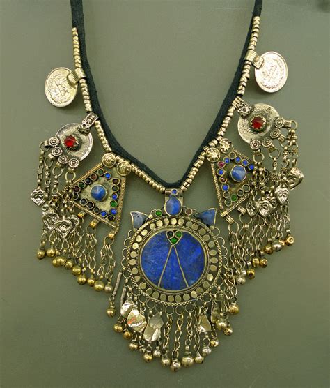 Afghanistan Necklace From The Pashtun Nomadic Kuchi People