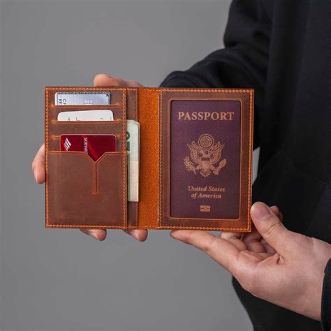 Personalized Passport Holder Leather Passport Cover Passport Case Passport Wallet