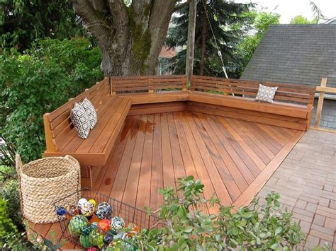 30 Wooden Benches That Increase The Welcome Of Your Garden Deck Bench