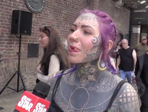 London Tattoo Festival Turns Extreme As Body Mod Addicts Implant Silicone Under Skin Daily Star