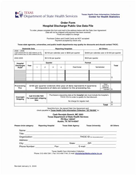 Emergency Room Discharge Paper Template Addictionary