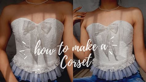 How To Make A Corset Patternmaking And Sewing Youtube