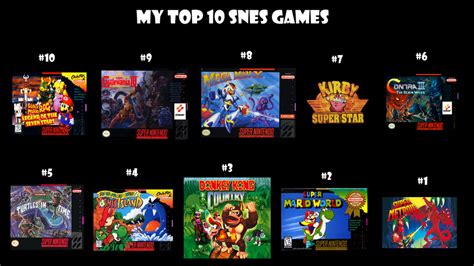 My Top 10 Snes Games By Alexmination98 On Deviantart