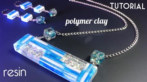 Polymer Clay Jewelry Project With Handmade Resin Beads Youtube