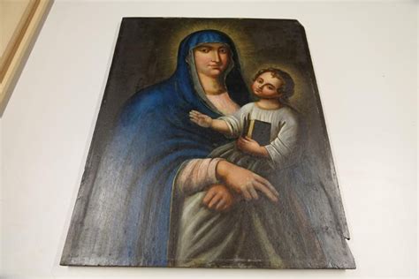 Konserwatorzy Badają Barokowy Obraz Matki Bożej Z Ustronia Hermanic