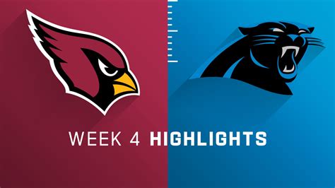 Arizona Cardinals Vs Carolina Panthers Highlights Week 4