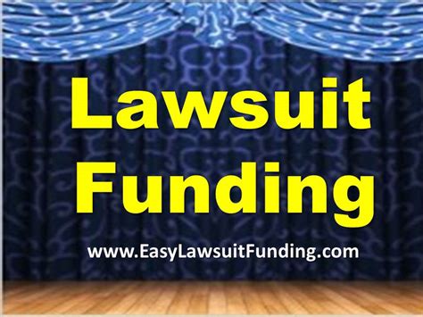 Lawsuit Funding-Pre Settlement Loans- Litigation Funding 