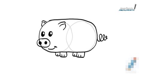 Como Desenhar Um Porquinho Facilmente Passo A Passo Youtube