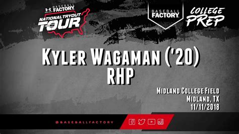 Kyler Wagaman Class Of 2020 Under Armour Baseball Factory National