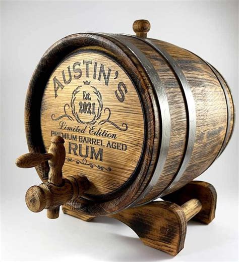 Rum Barrel 1 2 3 5 10 15l Custom Whisky Wine Beer Tequila Etsy