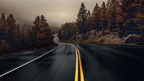 Carretera En Otoño Fondo De Pantalla 4k Hd Id6185