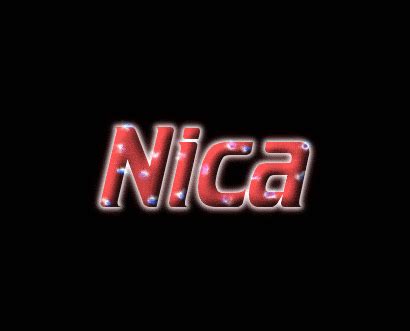 Nica Flaming Text