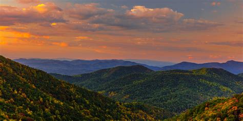 Georgia Mountain Fall Color Sunset Fine Art Photo Print Photos By