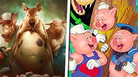 The Messed Up Origins Of The Three Little Pigs Disney Explained Jon