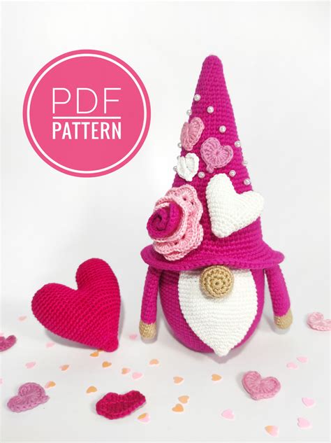 gnome patterns valentine gnomes valentines day t couples etsy in 2023 gnome patterns