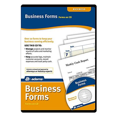 Adams Business Forms Business Forms Software Compact Disc Set Of 6