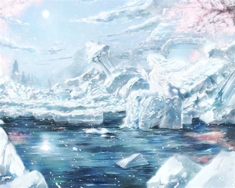 Anime Snow Wallpapers Wallpaper Cave