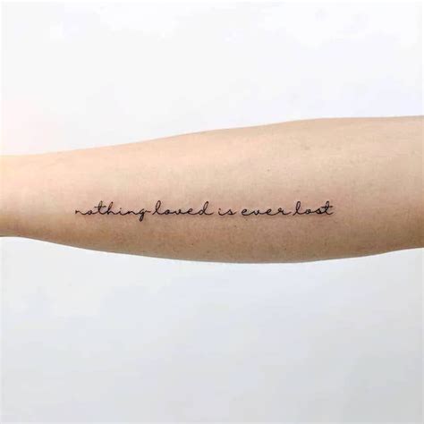 Meaningful Quote Tattoos To Inspire Lifetime Positivity Our