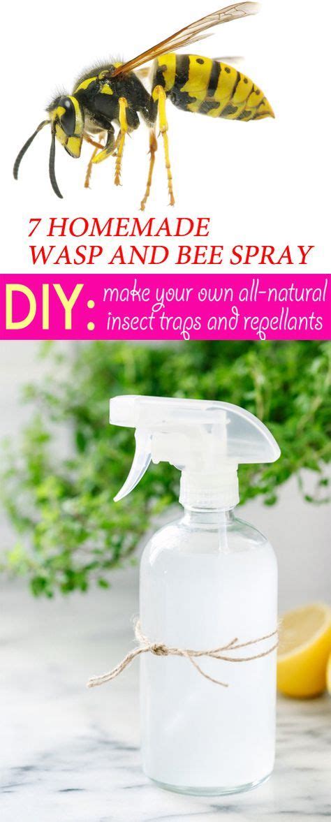 7 Useful Homemade Wasp And Bee Spray Kill Them Safely Bee Spray