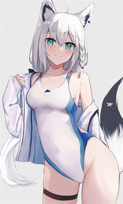 Shirakami Fubuki Hololive Drawn By Shuuzo Danbooru