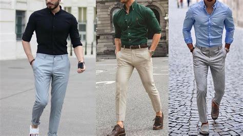Men S Outfits Perfect Color Combination Shirt And Pants For Men How