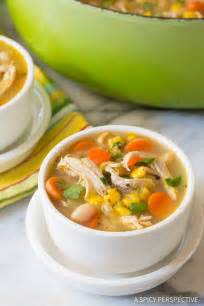 Check out the short video in the recipe below of my recent batch of. Healthy Chicken White Bean Soup - A Spicy Perspective