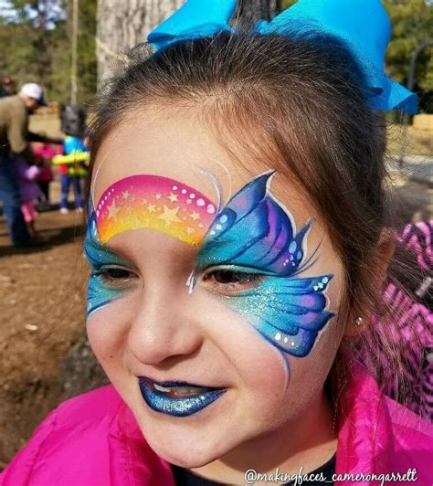 Pin By Lindsey Lorteau On Face Painting Butterflies Face Painting