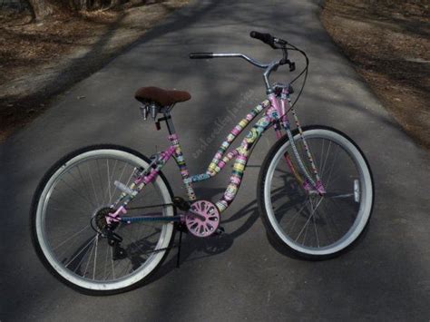 Diy Mod Podge Bike Makeover Bike Makeover Diy Mod Podge Bicycle