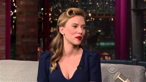 Scarlett Johansson On David Letterman January 8 2014 Full Interview Youtube