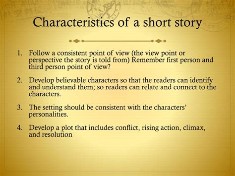 What Is The Main Characteristic Of A Literary Short Story