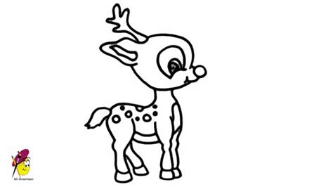 Deer Baby Easy Drawing How To Draw A Baby Deer Youtube