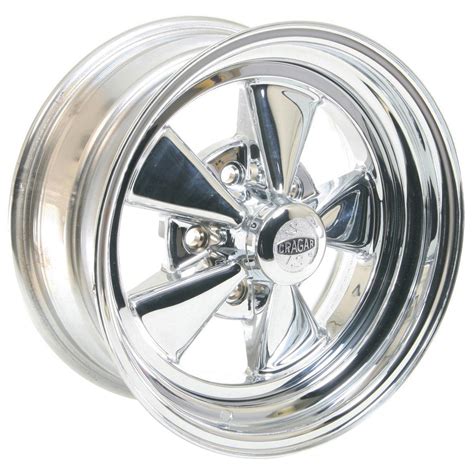 Cragar 61c Series Ss Super Sport Chrome Wheel 15x7 5x475 Bc Set Of