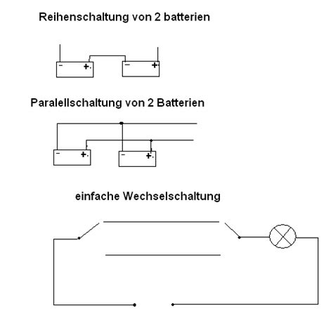 Wechselschaltung Reihenschaltung Parallelschaltung Wiring Diagram My