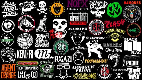 Text Overlay On Black Background Punk Rock Music Bad Religion The