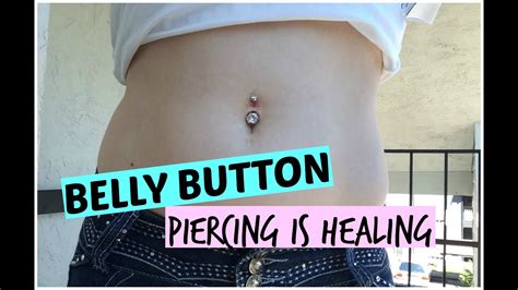 My Belly Button Piercing Is Healing Youtube