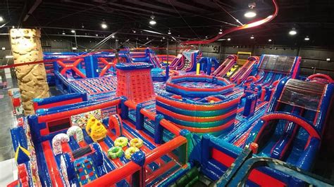 So Worth The Trip America S Largest Inflatable Theme Park Indoor