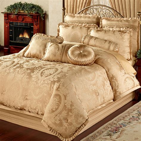 Pink And Gold Comforter Set