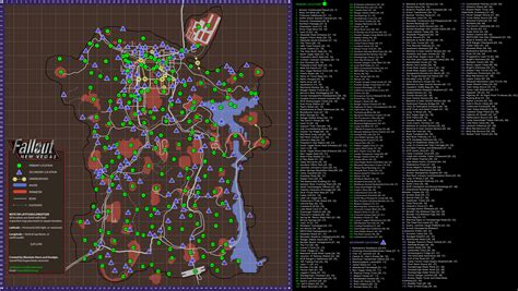 Fallout New Vegas All Locations Map Pinellas County Elevation Map