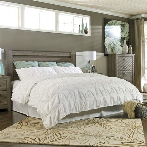 Create a focal point in your bedroom with a stunning bed frame with headboard. Zelen Headboard Bedroom Set Signature Design by Ashley ...