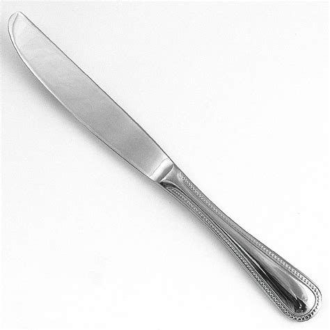 Walco 7 In Stainless Steel Butter Knife With Classic Bead Pattern Pk12