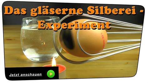 Cooles Ei Aus Silber Und Glas Experiment Tutorial Youtube