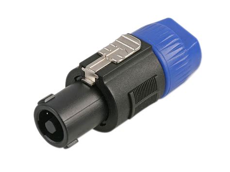 spk01 4 pin loudspeaker plug cable amp connector propaudio