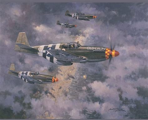 Old Crow Michael Turner Aviation Art Wwii Plane Art Wwii Fighter