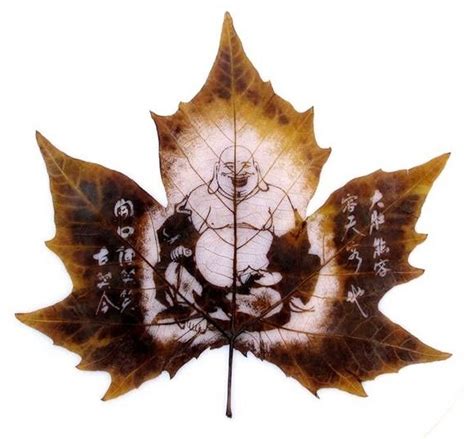 Amazing Leaf Carving Art Amusing Planet