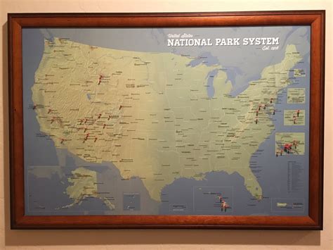 417 National Park System Units Map 24x36 Poster Best Maps Ever